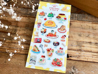 Furukawa Peko-chan Series Sheet of Stickers / Lunch