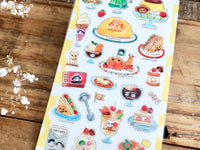 Furukawa Peko-chan Series Sheet of Stickers / Lunch
