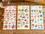 Furukawa Peko-chan Series Sheet of Stickers / Drinks