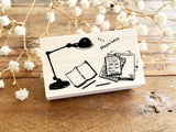 Nonnlala Original Rubber Stamp - On My Desk