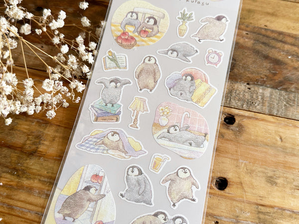 Sheet of Stickers / Living with Penguins