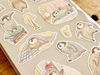 Sheet of Stickers / Living with Penguins