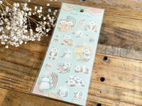 Sheet of Stickers / Living with Pandas