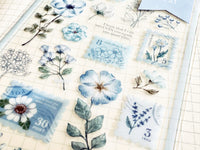 Pressed Flower Sheet of Stickers / Hyacinth