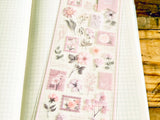 Pressed Flower Sheet of Stickers / Blush