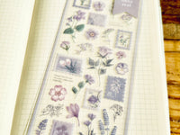 Pressed Flower Sheet of Stickers / Lilac