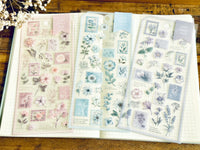 Pressed Flower Sheet of Stickers / Blush