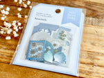Pressed Flower Flake Stickers / Hyacinth