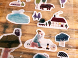 Tamura Miki Masking Sheet of Sticker / Forest