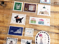 Tamura Miki Masking Sheet of Sticker / Stamp