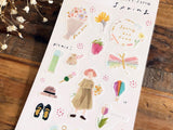 Tamura Miki Masking Sheet of Sticker / Spring