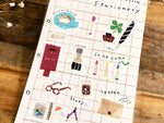 Tamura Miki Masking Sheet of Sticker / Stationery