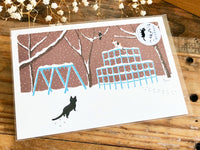 Tabineko Postcard - Winter