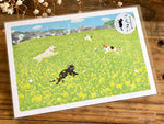 Tabineko Postcard - Spring