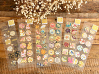 Sheet of Sticker - Tradtional Japanese Flowers