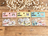 On Sale / Felissimo Cat Club Flake Stickers - Mint