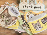 On Sale / Felissimo Cat Club Flake Stickers - Yellow