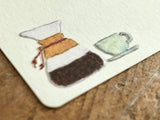 Yonezu Yusuke Message Cards - Coffee