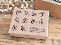 KNOOP Original Rubber Stamp Set - Numbers