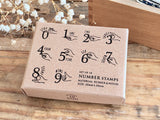 KNOOP Original Rubber Stamp Set - Numbers