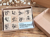 KNOOP Original Rubber Stamp Set - Numbers
