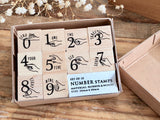 KNOOP Original Rubber Stamp Set - Numbers