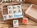 KNOOP Original Rubber Stamp Set - Numbers
