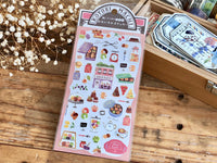 Shopping Street Series Sheet of Stickers / Patisserie