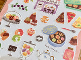 Shopping Street Series Sheet of Stickers / Patisserie