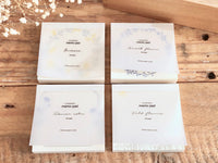 High Quality Botanical Garden Letterpress Memo Pad - Flower Wreath