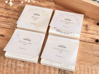 High Quality Botanical Garden Letterpress Memo Pad - Flower Wreath