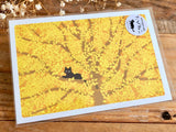 Tabineko Postcard - Autumn