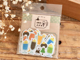 Papier Platz x Mizutama Flake Stickers / Seal bits - Cafe Series