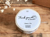 KNOOP Original Washi Masking Tapes - Thank you so much