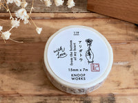 KNOOP Original Washi Masking Tapes - Thank You!（arigatou）