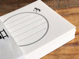 High Quality LetterPress Message Card Sets, 60 cards per box