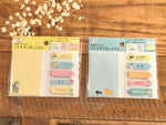 PLUS+STUDY Sticky Index Tabs / One Point Sticker / Sticky Notes - Shibanban & Nyanbanban