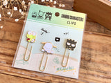 Sanrio metal clip set of 3