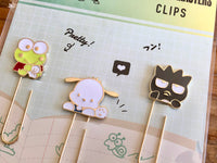 Sanrio metal clip set of 3