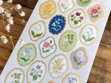 Traditional Japanese Style Sheet of Sticker - Antique