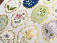 Traditional Japanese Style Sheet of Sticker - Antique