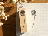 Kubominoki Original Botanical Rubber Stamp - Hydrangea