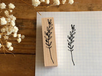 Kubominoki Original Botanical Rubber Stamp - Olive