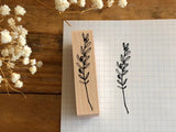 Kubominoki Original Botanical Rubber Stamp - Olive