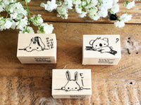 Kubominoki Original Rubber Stamp - Rabbit