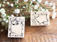 Kubominoki Original Rubber Stamp - Flying Squirrel