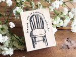 Kubominoki Original Rubber Stamp - Chair