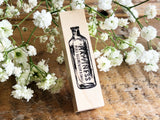 Kubominoki Original Rubber Stamp - Antique Bottle