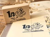 Nonnlala Original Post Seal Rubber Stamp - Merci