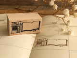 Nonnlala Original Rubber Stamp - Book Store